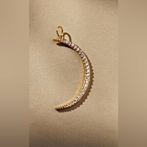 ‼️RARE‼️🎸ANTHROPOLOGIE🎸🔥NWT🔥Embellished Crescent Moon Charm